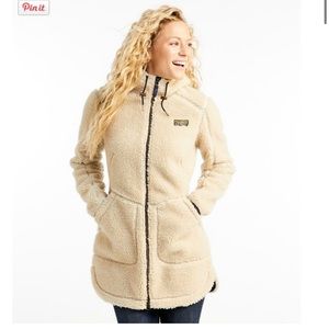 L.L. Bean- Women's Mountain Pile Fleece Coat